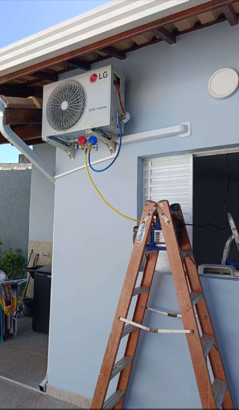 Manutenção de condensadora LG Dual Inverter